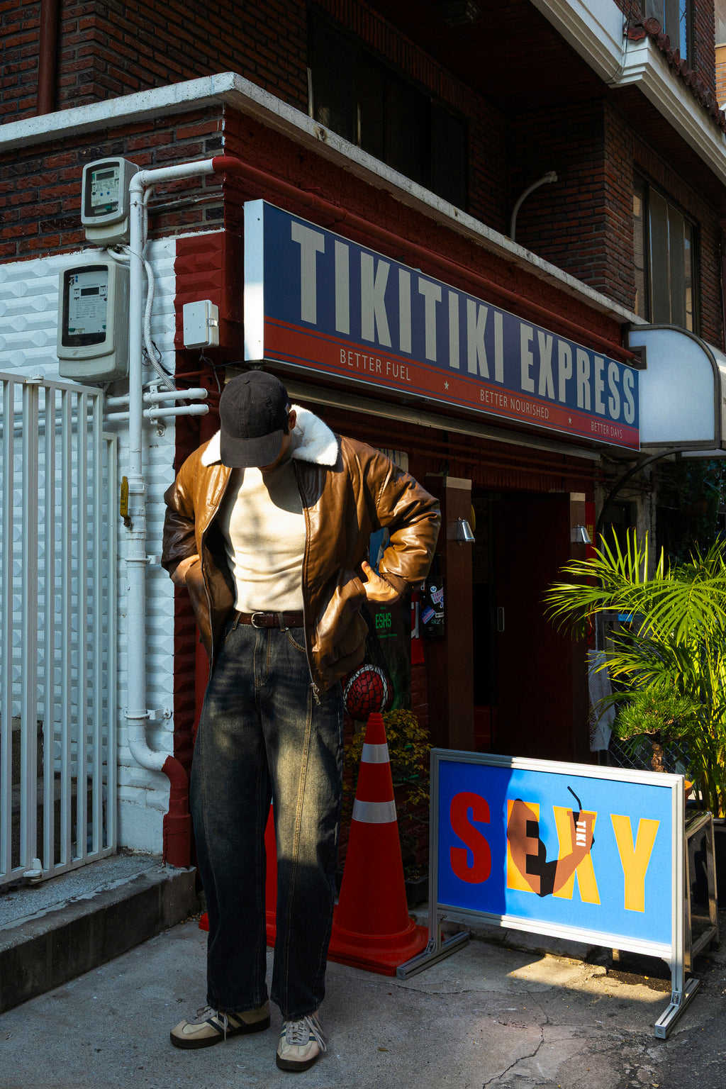 Leather  Crop 2-Way  Shearling Padding